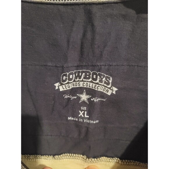 Dallas Cowboys Roger Staubach Throwback Reto Rare T-shirt - Picture 6 of 12